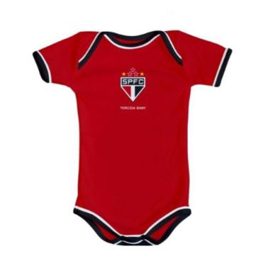 Imagem de Body São Paulo Oficial Vermelho - Torcida Baby