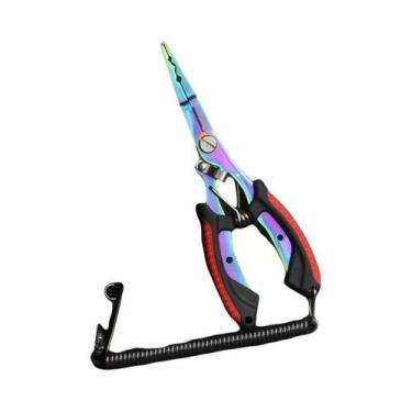Imagem de Alicate De Pesca Portátil Com Revestimento De Titânio Colorido, Multif
