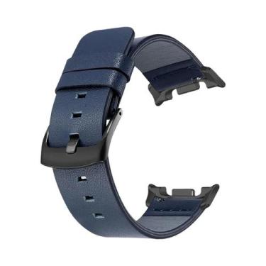 Imagem de Pulseira De Couro Luxuosa Para Samsung Galaxy Watch 8 40mm 44mm Classi