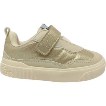 Imagem de Tênis Infantil Menina Dia a Dia Passeio Escola Calce Fácil Anatômico Casual/Retro Pampili 721.068