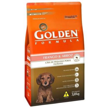 Imagem de Ração Golden Fórmula Mini Bits Cães Filhotes Raças Pequenas Sabor Fran