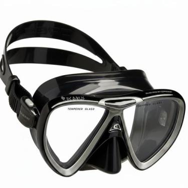 Imagem de Máscara de Mergulho Cressi Ikarus Pro - Preto, Preto