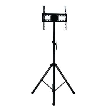 Imagem de Suporte Pedestal Tipo Tripé, Ajuste de Altura, TVs Planas e Curvas, 32" a 55", Capacidade de Até 35Kg, Preto, A06V4_TP, ELG