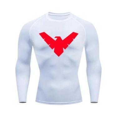 Imagem de Camiseta De Compressão Masculina De Secagem Rápida Para Corrida, Manga