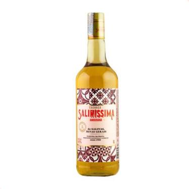 Imagem de Cachaça Salinissima Amburana 1000 mL com Envio Imediato