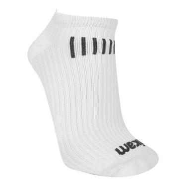 Imagem de Meia Rikam Sapatilha Compressão, Branco, 39/43