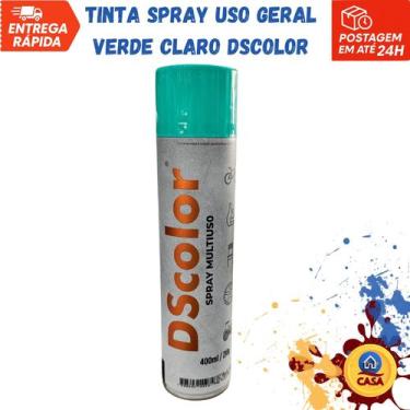 Imagem de Tinta Spray Uso Geral Verde Claro DSColor - DS Color