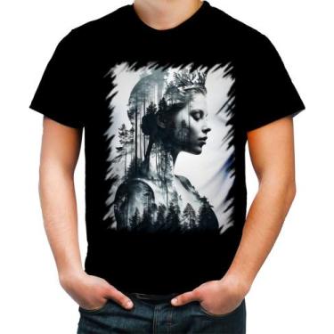 Imagem de Camiseta Colorida Pesca Rainha da Floresta Nórdica 7 - Kasubeck Store,