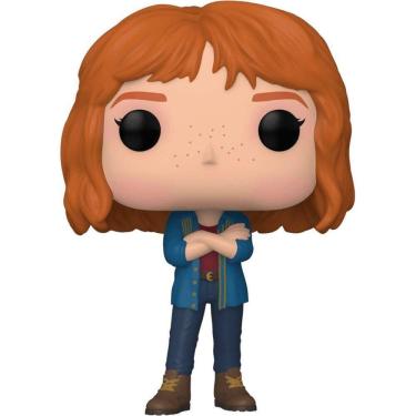 Imagem de Figura de Ação Colecionável Pop Movies Jurassic World Domínio Claire Dearing #1209 com Mãos