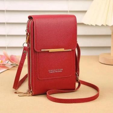 Imagem de Bolsa Feminina Fofa com Tela Touch - Bolsa Crossbody Elegante para Cel