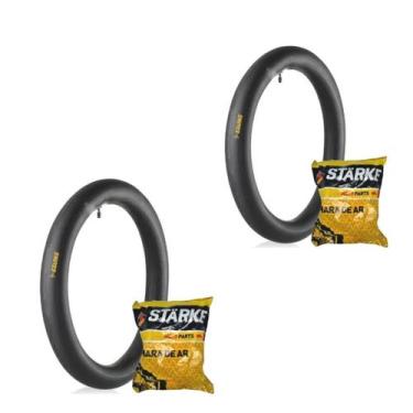 Imagem de Kit 02 Câmaras Ar Moto Aro 18 Cg Titan Fan 125 150 160 Ybr - Dt