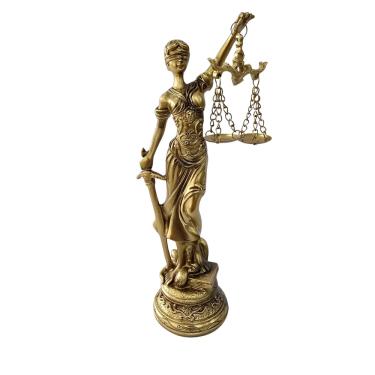 Imagem de Estátua Deusa/Dama Da Justiça Em Resina