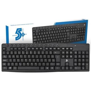 Imagem de Teclado sem Fio TW-500 Multimídia com Teclas de Atalho e Pés com Ajuste de Altura Preto 5+