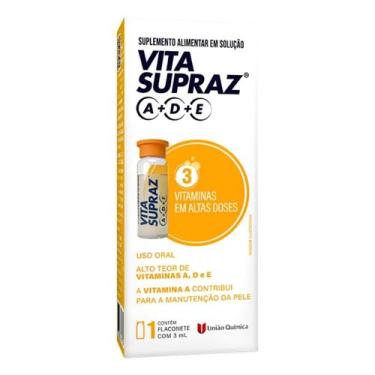 Imagem de Vita Supraz Vitaminas A+D+E 1 Flaconete 3mL - União Química
