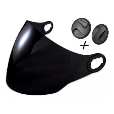 Imagem de Viseira Fume Capacete New Liberty 3 Pro Tork Three + Reparo - Poliviso
