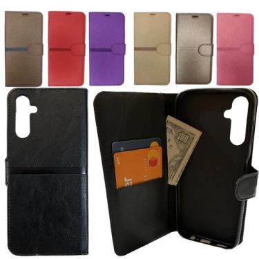 Imagem de Capa Carteira Para Samsung A14 (Tela de 6.6) Capinha Case - Ramos Shop
