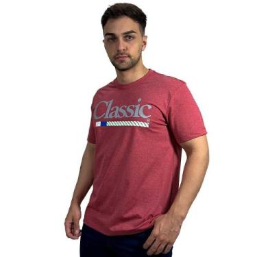 Imagem de Camiseta Country Masculino Estampada Original Classic, Vermelho, XG