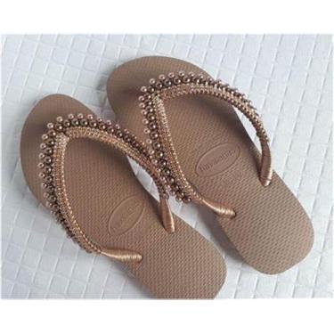 Imagem de Chinelo marrom com detalhe - HAVAIANAS