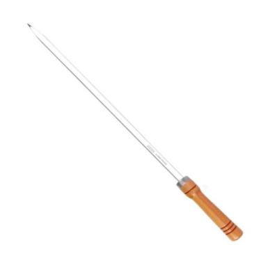 Imagem de Espeto de Alumínio Simples para Churrasco 80cm - 3246 - MOR