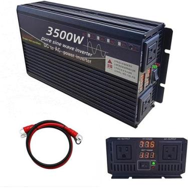Imagem de Inversor de Energia 3500W 12V para 110V CA com Onda Senoidal Pura - Ma