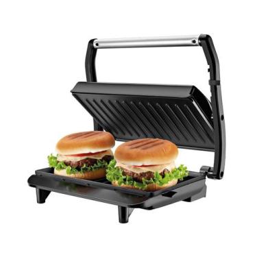 Imagem de Grill Sanduicheira Elétrico Mondial Master PRESS Antiaderente 850W PG0