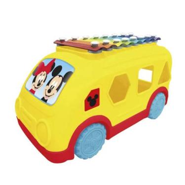 Imagem de Brinquedo musical onibus xilofone disney baby - winfun