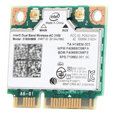Imagem de Placa Wifi Intel Wireless-AC 3160HMW - NoBrand
