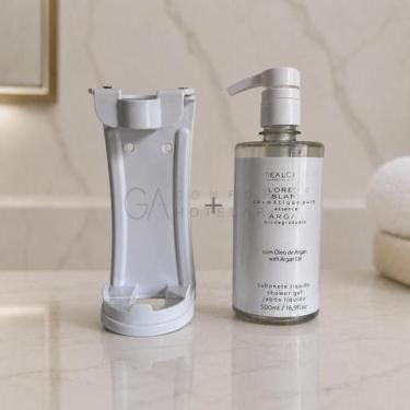 Imagem de Kit Dispenser Sabonete Líquido Luxo 500ml Florence Blanc Argan com Sup