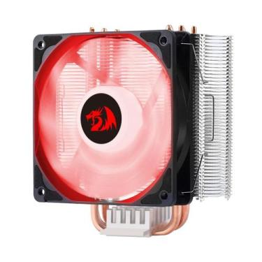 Imagem de Cooler Redragon Buri Led Vermelho 120mm Intel-amd Preto Cc-1055r