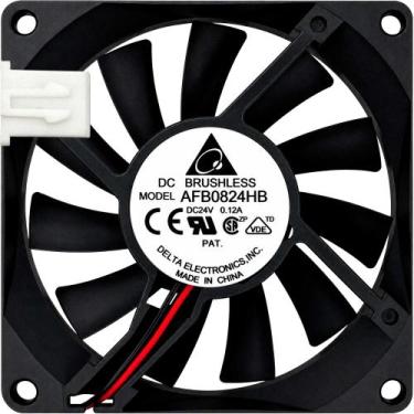 Imagem de Microventilador AFB0824HB 24V 0.12A 2.88W 2 Fios 2P 80X15 A1 - Delta