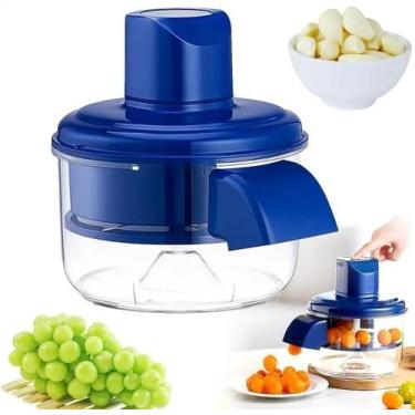 Imagem de Descascador Elétrico Automático Multifuncional Azul Legumes Frutas Alh