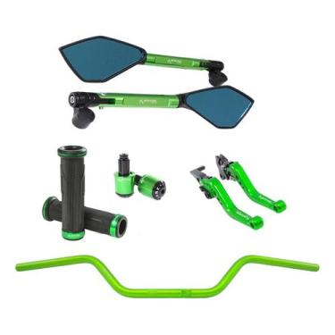 Imagem de Manete Manopla Peso Retrovisor Guidão Xtz Lander Factor Fz15 - Stark R
