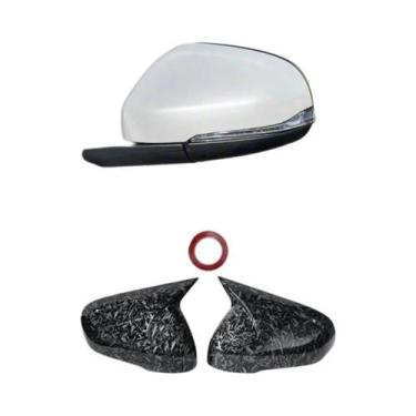 Imagem de Capa De Espelho Retrovisor Estilo Fibra De Carbono Para Volvo V40 V60 