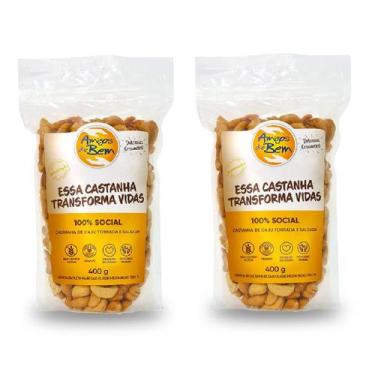 Imagem de Combo com 2 Castanha de Caju 400g Amigos Do Bem