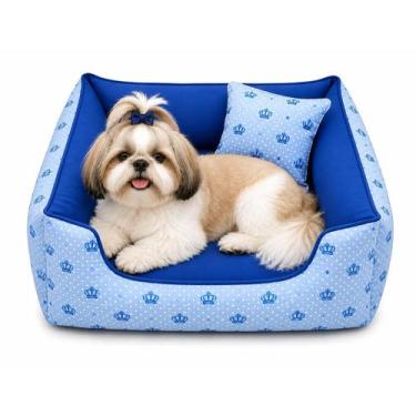 Imagem de caminha p cama pra pet pequeno até 5kg cama cachorro 50x50cm - gv enxo
