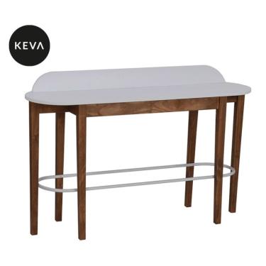 Imagem de Banqueta 2 Lugares Doppia Branca e Amêndoa