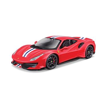 Imagem de Miniatura FERRARI 488 PISTA KIT DE METAL PARA MONTAR 1/24 Maisto, Multicolorido