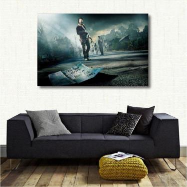Imagem de Quadro decorativo The Walking Dead - Séries - Tela em Tecido