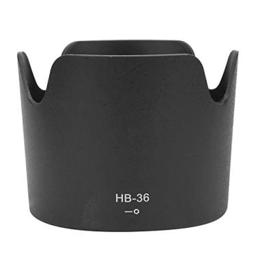 Imagem de Serounder Capa de lente de câmera, substituição de capô de lente HB-36 para AF-S VR Zoom 70-300 mm f/4.5-5.6G IF-ED lente