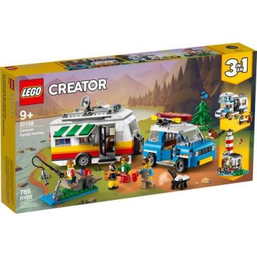 Imagem de Lego Creator 31108 Férias Em Família No Trailer - 766 Pçs