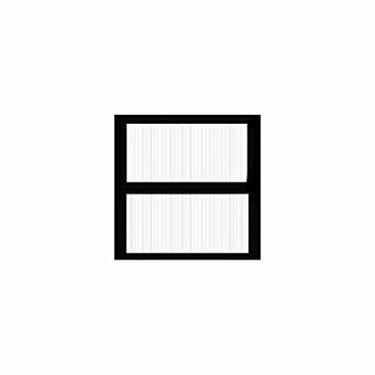 Imagem de Vitro Basculante Alumínio Preto 40 x 40 - Hale