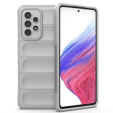 Imagem de Capa à prova de choque para Samsung Galaxy A12 A22 A32 A52 A52S 5G A13 4G A23 A33 A53 A73 M12 M32 M52 M23 M33 Capa de telefone traseira de silicone, fumaça cinza, para Samsung A73 5G