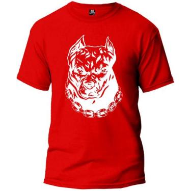 Imagem de Camiseta Dog Pit Adulto Camisa Manga Curta Premium 100% Algodão Fresqu