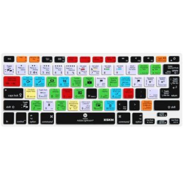 Imagem de Capa de teclado XSKN Adobe Lightroom para MacBook Air 13 e MacBook Pro 13 15 17, Retina (Teclado ISO EUA/Europa)