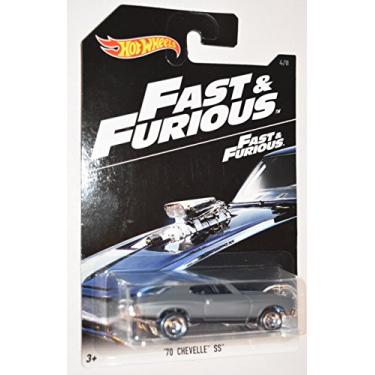 Imagem de HOT WHEELS 2016 FAST & FURIOUS GRAY '70 CHEVELLE SS 4/8