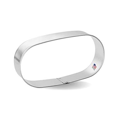 Imagem de Cortador de biscoito de cápsula de comprimidos 10 cm B1681 – Cortadores de biscoito de alce – Placa de latão de aço dos EUA