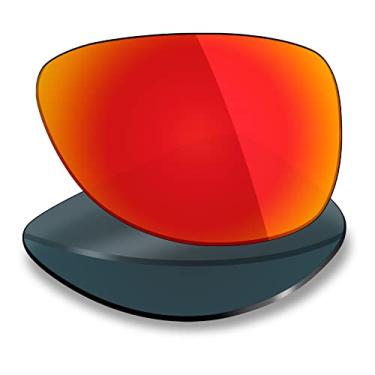 Imagem de Mryok Lentes de reposição polarizadas para Smith Serpico - Vermelho fogo