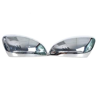 Imagem de JESYMBX Para Peugeot 208 2012-2018 para Citroen C3 C4 CACTUS 2018-2020 Par de capa de espelho de porta lateral cromado