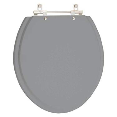 Imagem de Tampa de Privada Poliéster Fiori Cinza Escuro para louça Fiori 6lpf