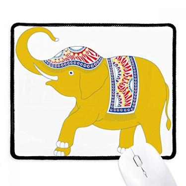 Imagem de Tapete de borracha para jogos com escudo de elefante amarelo da Tailândia